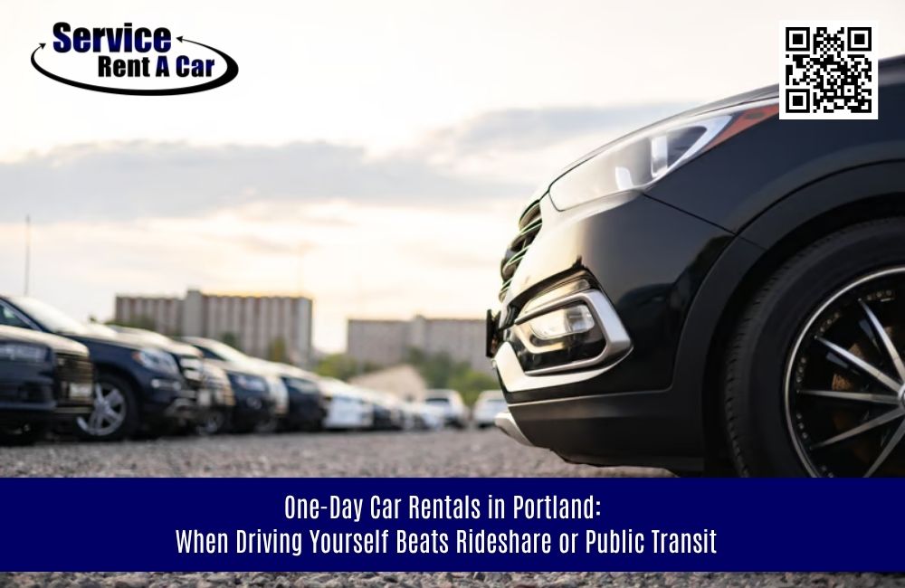 One-Day Car Rentals in Portland: When Driving Yourself Beats Rideshare or Public Transit