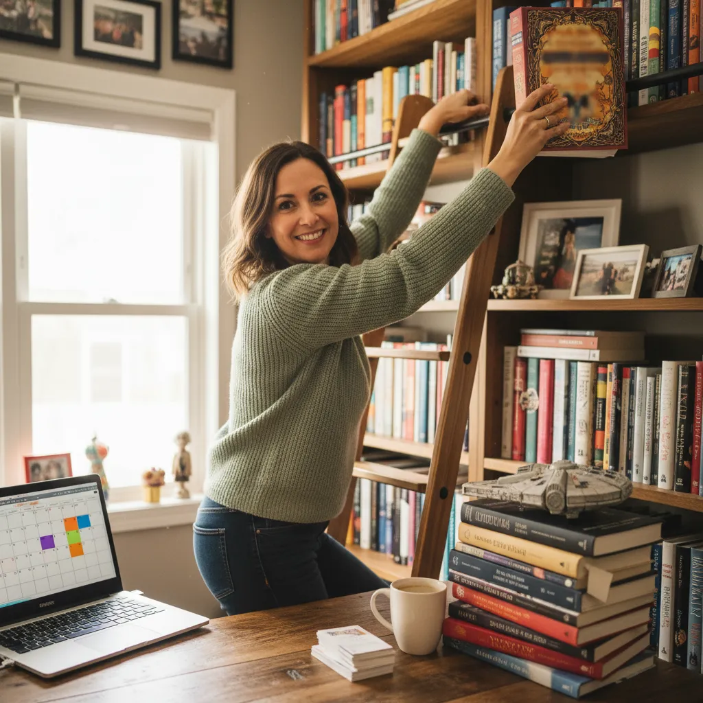 A business professional holding their published book with a confident smile, showcasing how a book can shorten the sales cycle.