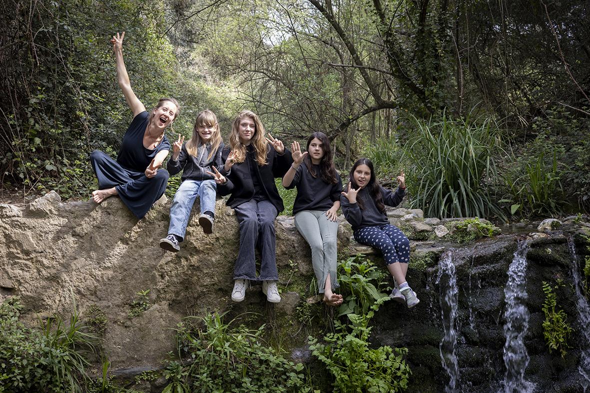 meditating with teens