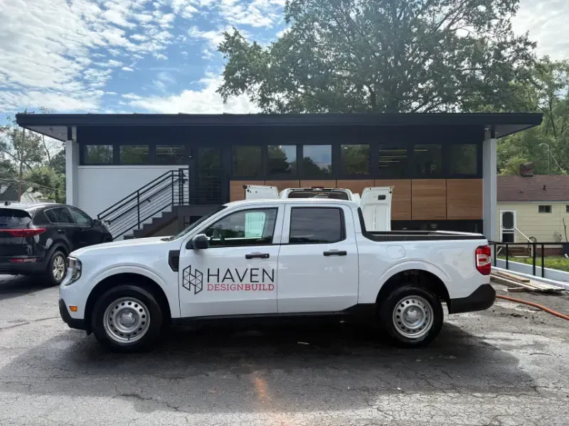 Haven design build fleet truck after recieving professional fleet detailing services