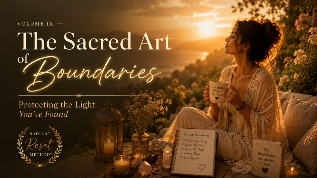 The Sacred Art of Boundaries: Protecting the Light You've Found