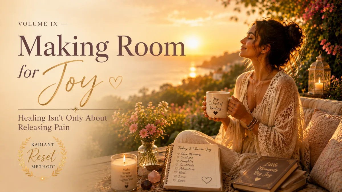 Making Room for Joy: Healing Isn't Only About Releasing Pain