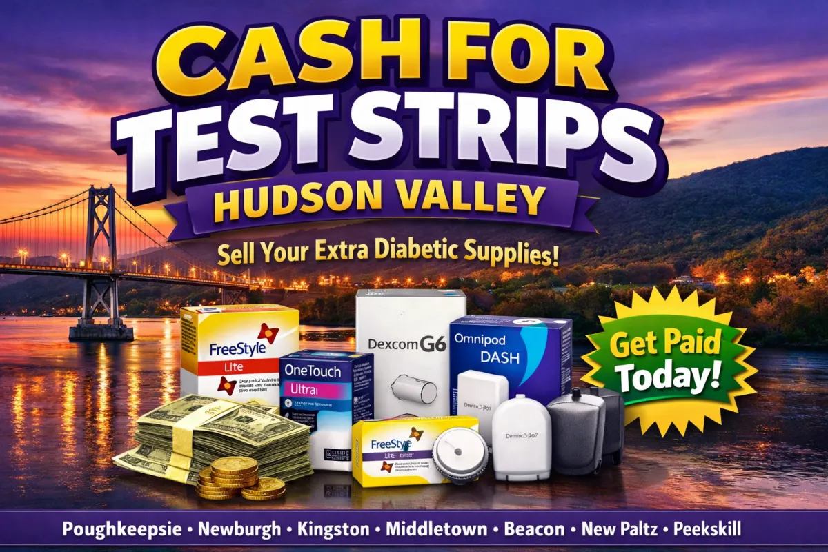 Cash for test strips Hudson Valley