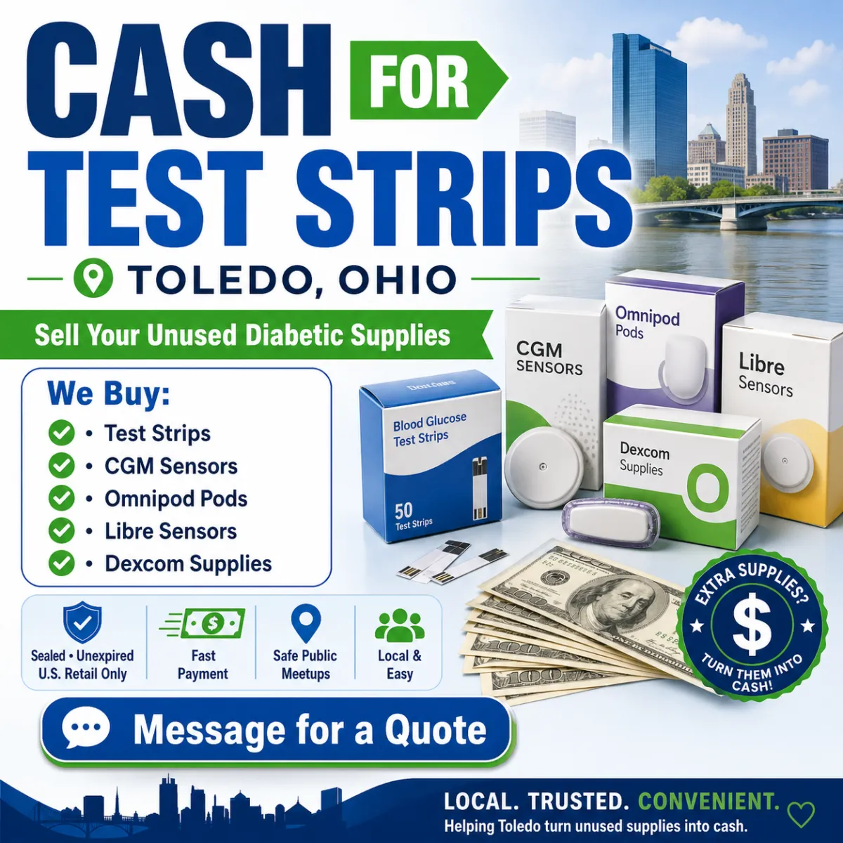 Cash For Test Strips Toledo 