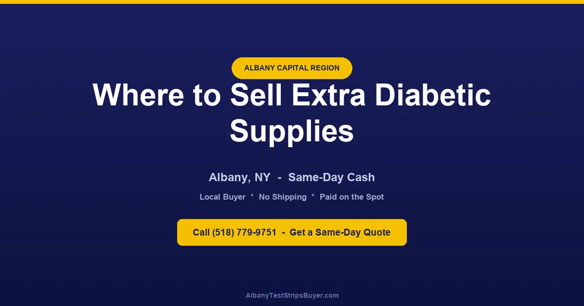 Where to Sell Extra Diabetic Supplies in Albany, NY and the Capital Region for Same-Day Cash