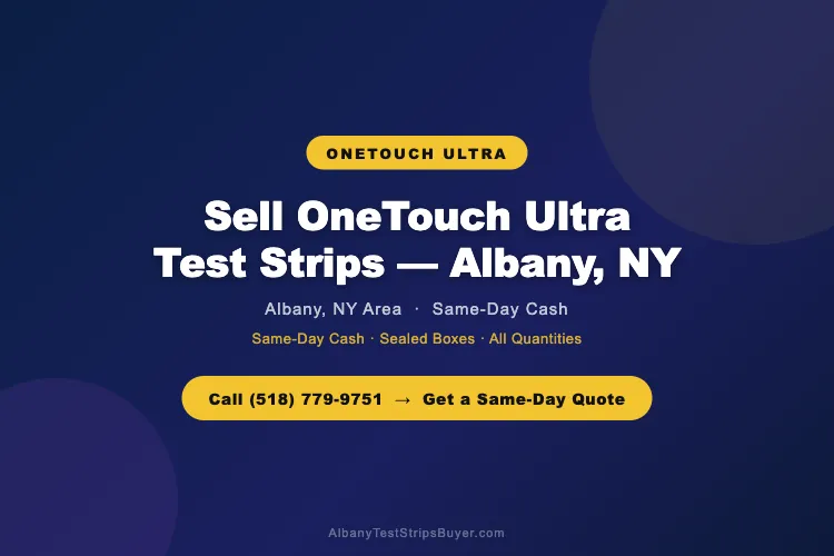 Sell OneTouch Ultra Test Strips Albany NY — Same-Day Cash