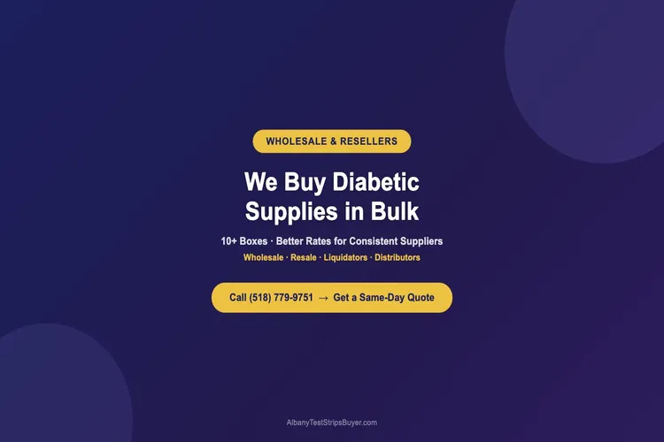 We Buy Diabetic Supplies in Bulk