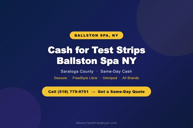 Cash for Test Strips Ballston Spa NY — Same-Day Cash