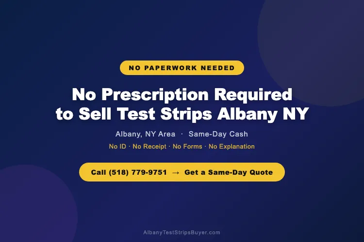 No prescription or paperwork needed to sell test strips Albany NY — Cash for Test Strips Albany