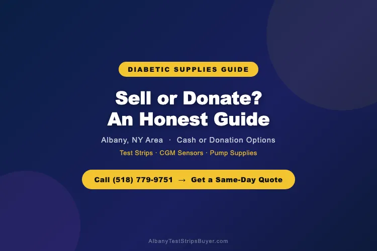 Sell or donate diabetic supplies in Albany NY — Cash for Test Strips Albany guide