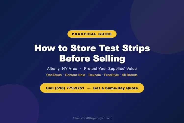 How to store diabetic test strips before selling — temperature, humidity, and packaging guide