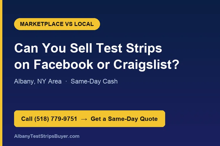 Can You Sell Diabetic Test Strips on Facebook Marketplace or Craigslist?