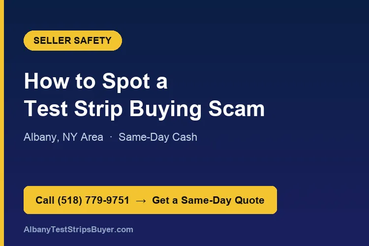 How to Spot a Test Strip Buying Scam