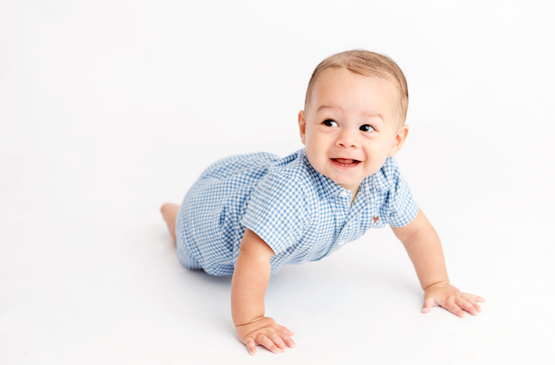 Baby crawling