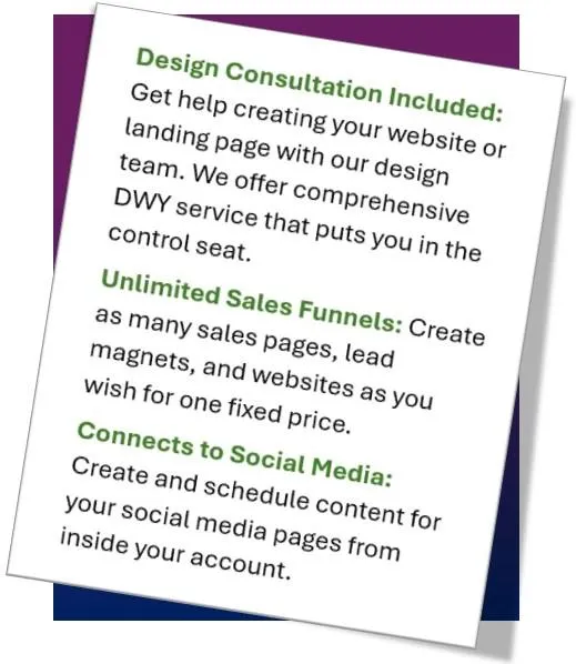 Melodic Montage Studios LLC website design bonuses