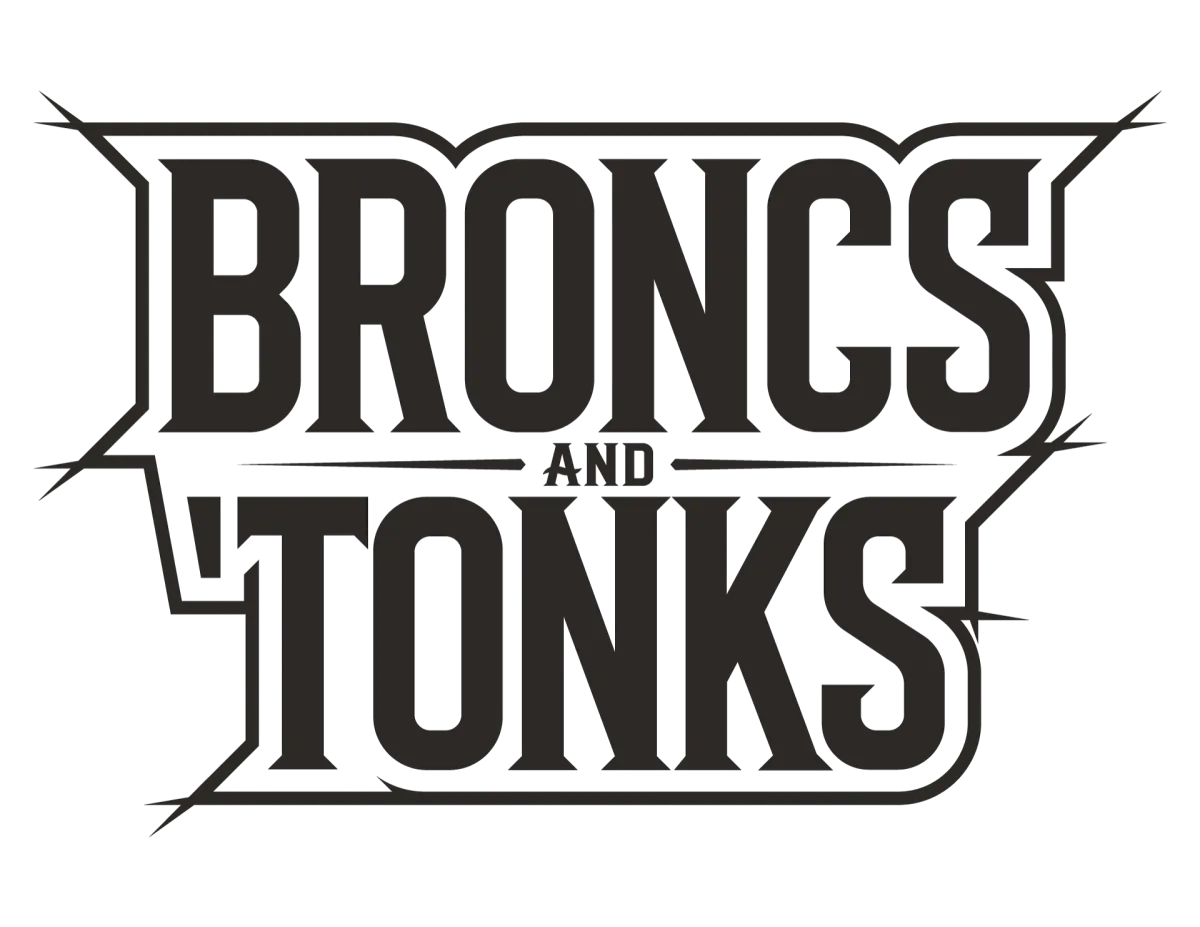 Broncs And ’Tonks wordmark logo