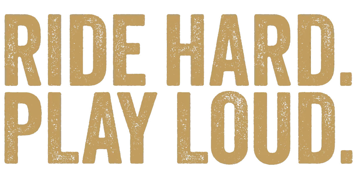 Broncs And ’Tonks Ride Hard Play Loud tagline design