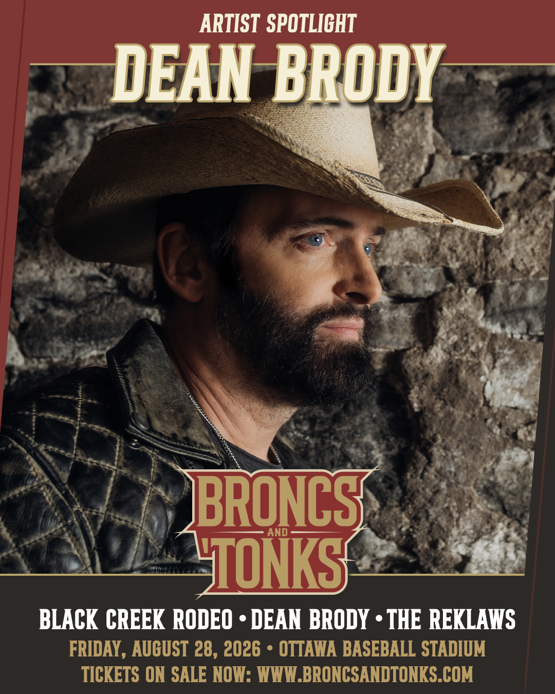 Broncs And ’Tonks Instagram campaign graphic for the 2026 Ottawa event