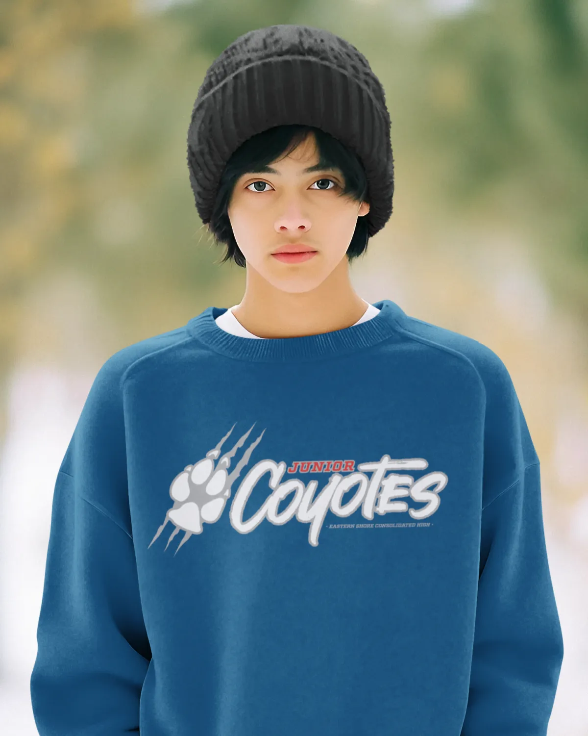 Eastern Shore Consolidated Jr. Coyotes sweatshirt design