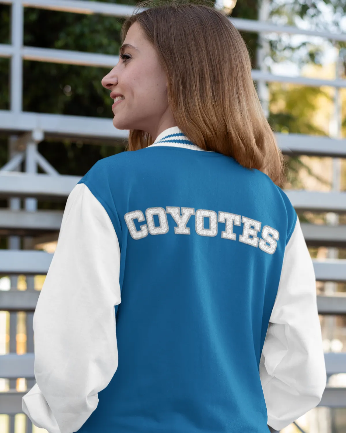 Eastern Shore Consolidated varsity jacket back