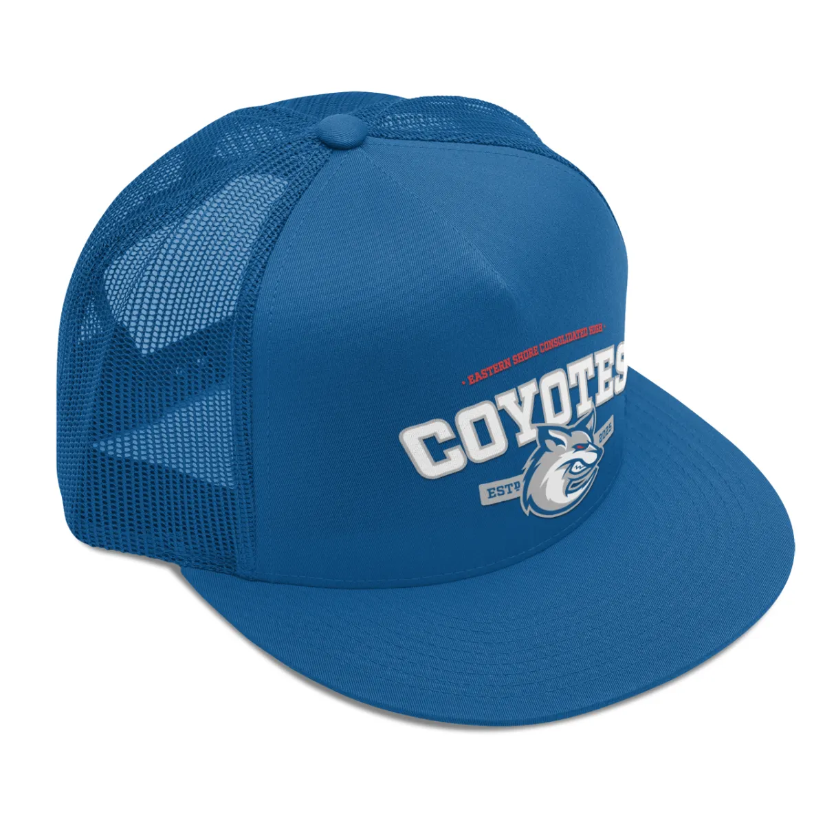 Eastern Shore Consolidated Varsity Coyote hat design