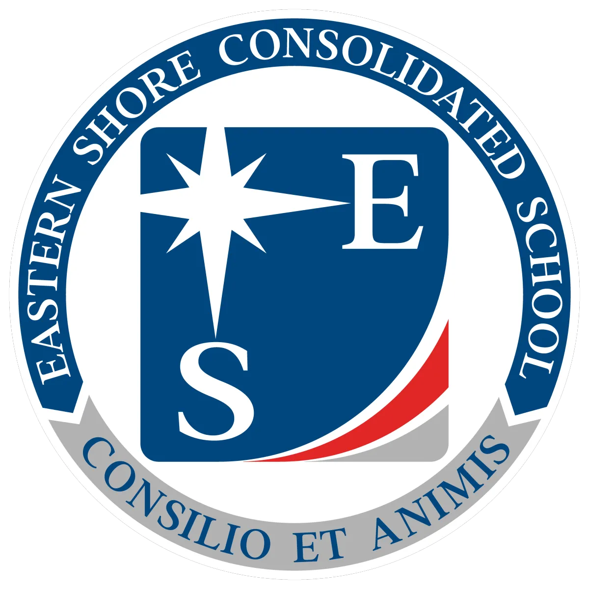 Eastern Shore Consolidated School secondary crest logo