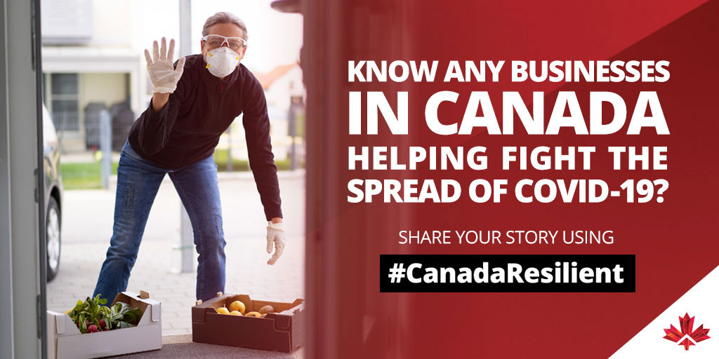 Invest in Canada social media campaign keeping Canada open for business during the COVID-19 pandemic