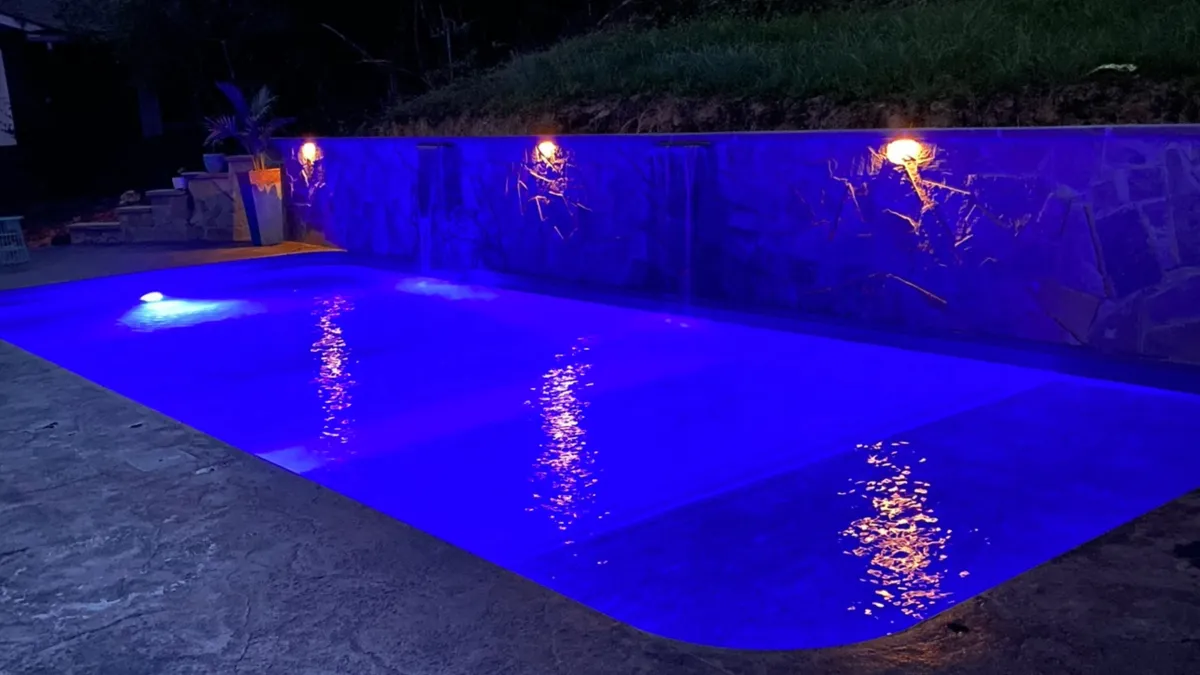 woman in water pool