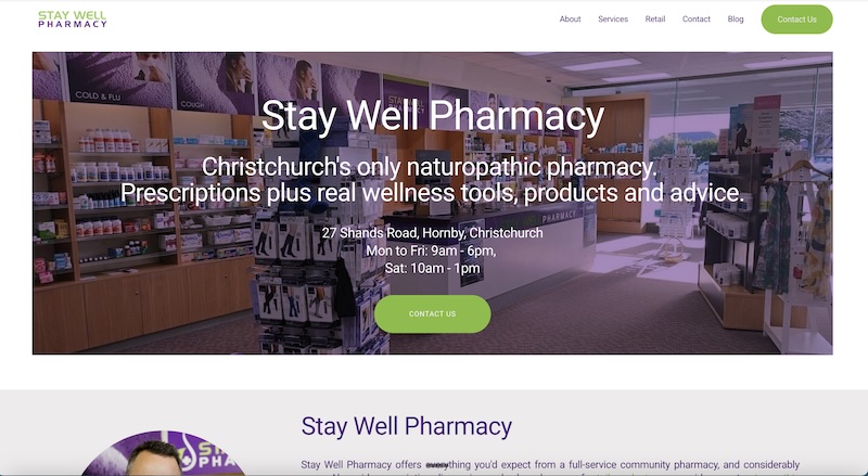 Staywellpharmacy.co.nz Website