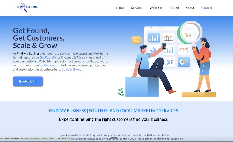 FindmyBusiness.co.nz website