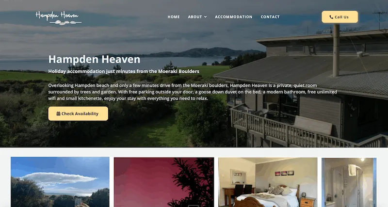 HampdenHeaven.co.nz Website