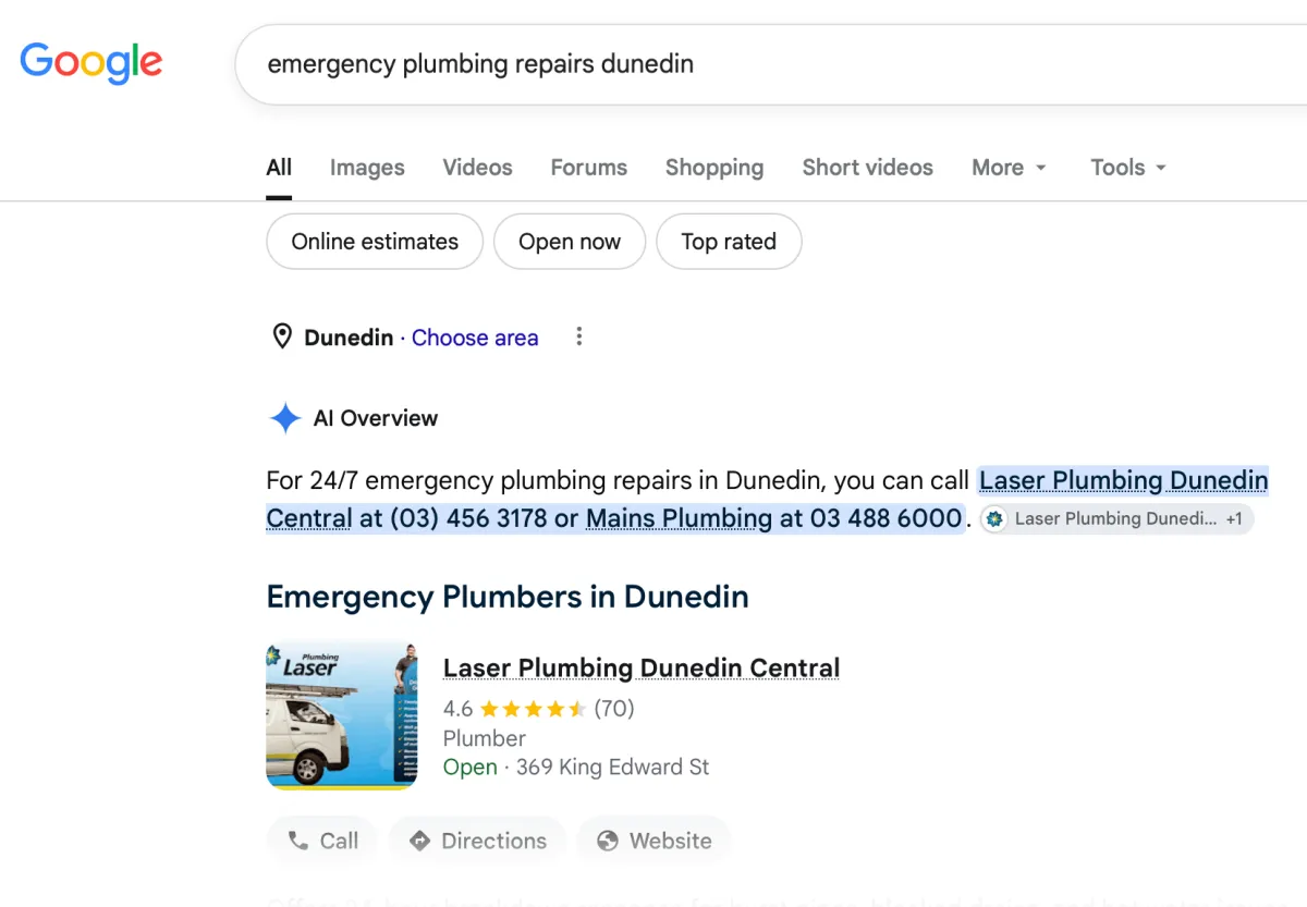 AI Search Result | AI Readability Audit by Find My Business