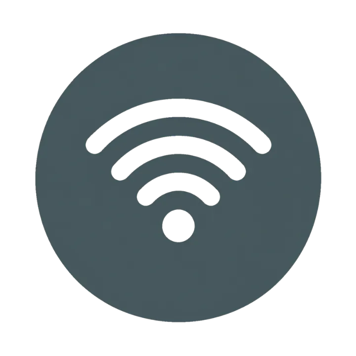 Guest working remotely at Possum Kingdom RV Resort using the park‑wide high‑speed Wi‑Fi