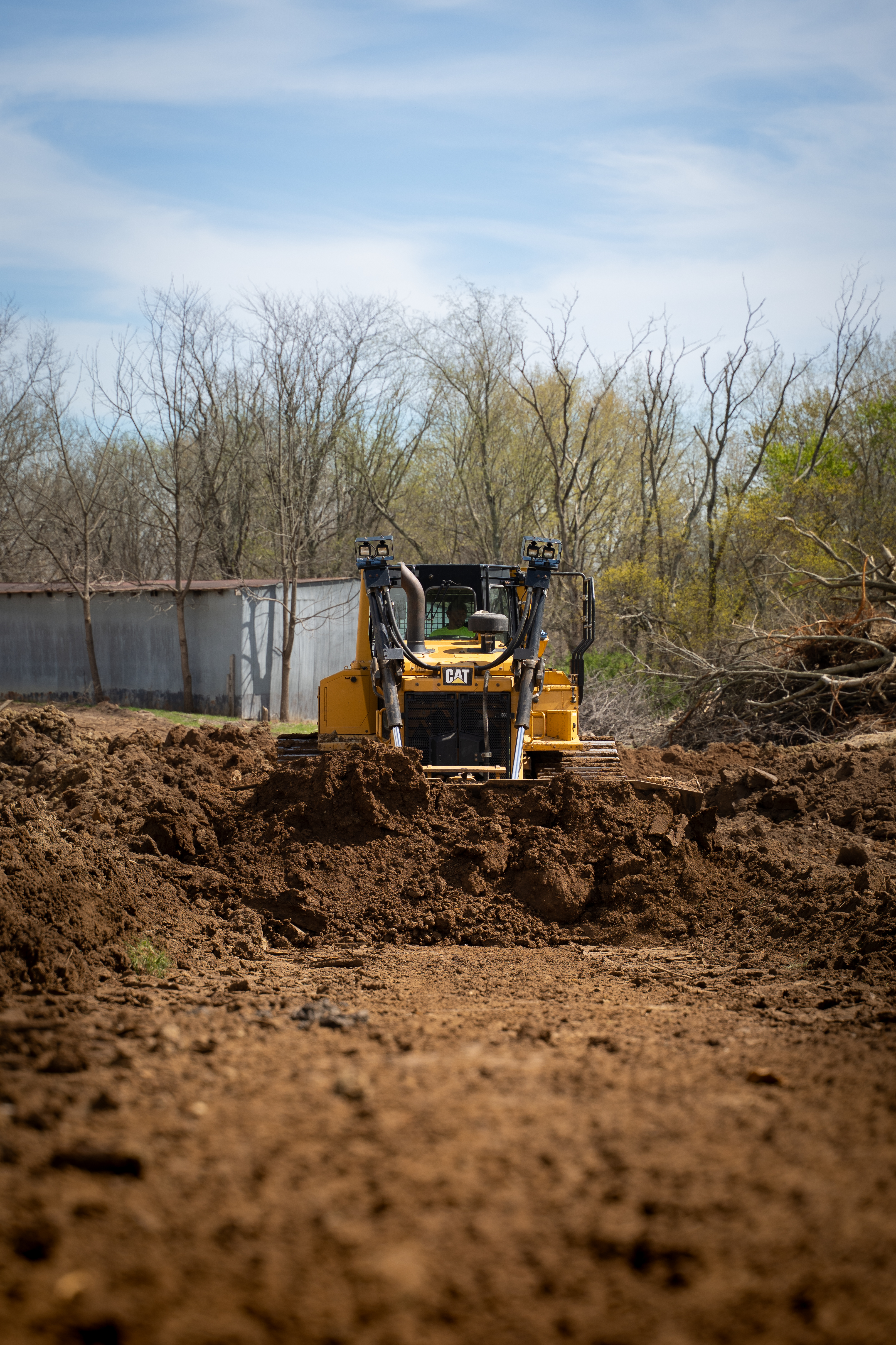 Excavation and site preparation project in Central Illinois