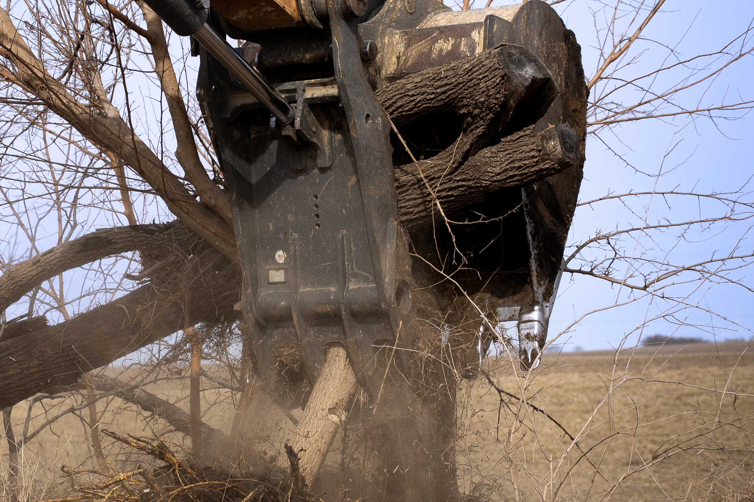 Land Clearing in Central Illinois