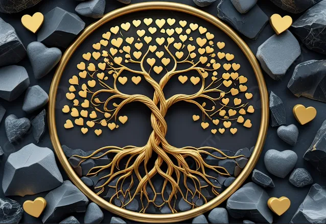 a coin sitting on top of a reflective surface