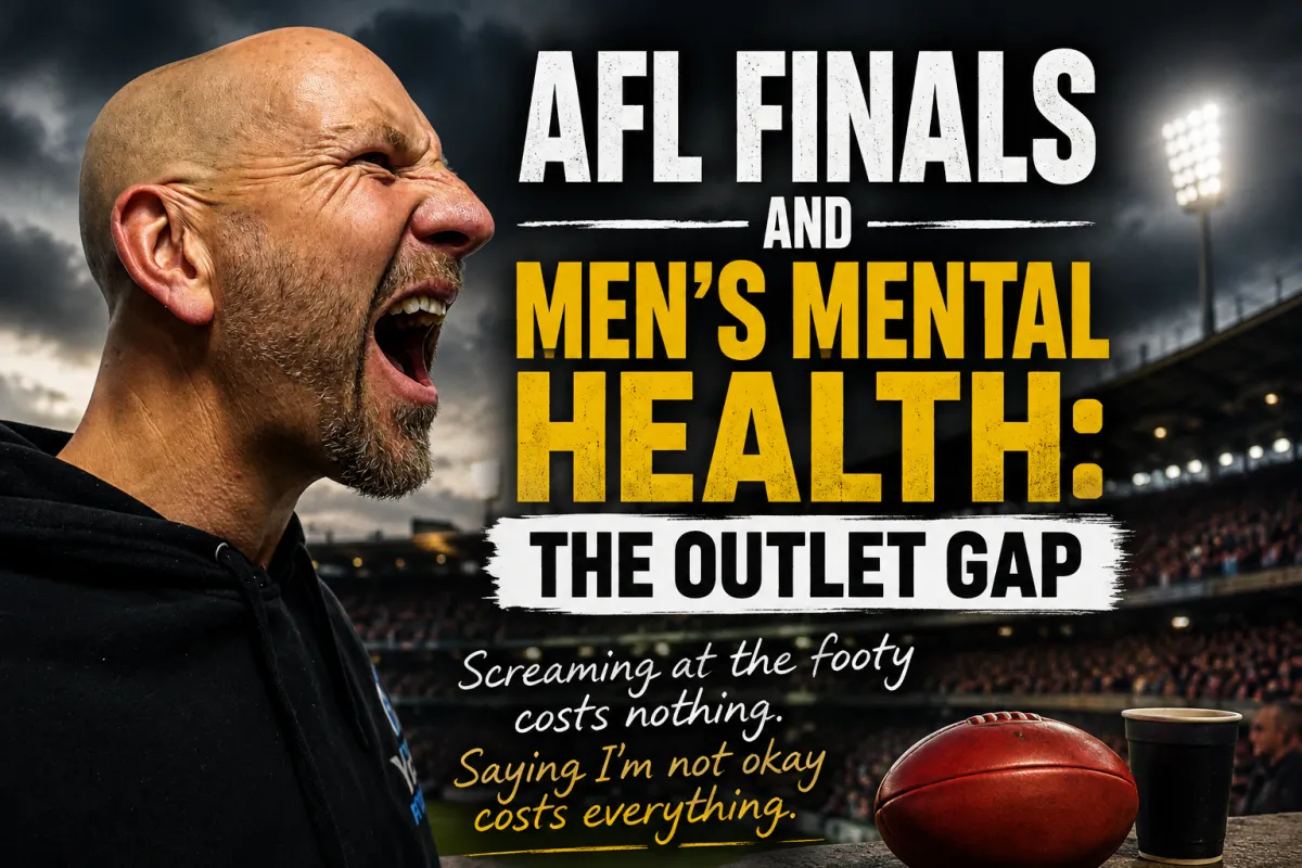 AFL Finals and Men's Mental Health: The Outlet Gap
