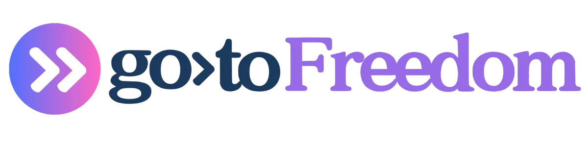 The Go>To Freedomlogo