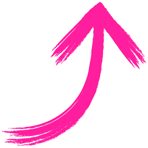 Pink arrow pointing up