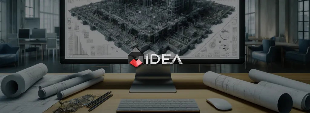 Complejo industrial moderno en construcción con estructura de acero