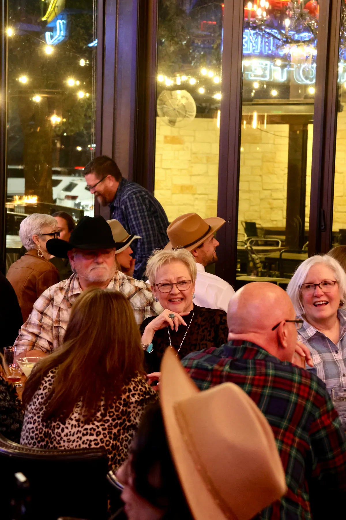 Guests in cowboy hats