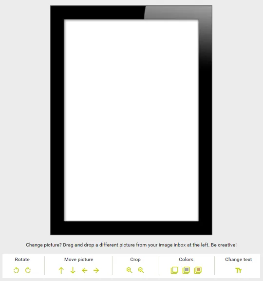 Fotopia - 9x6" Glass Desk Frame