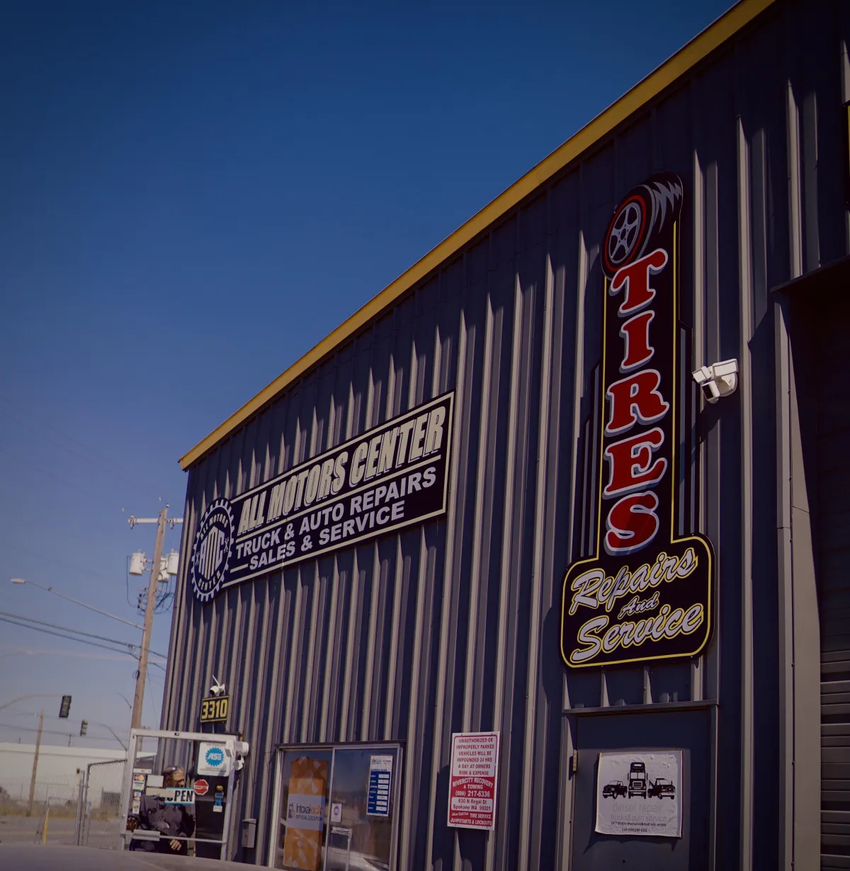 All Motors Center Spokane Location - Auto Repair Shop Outdoor View