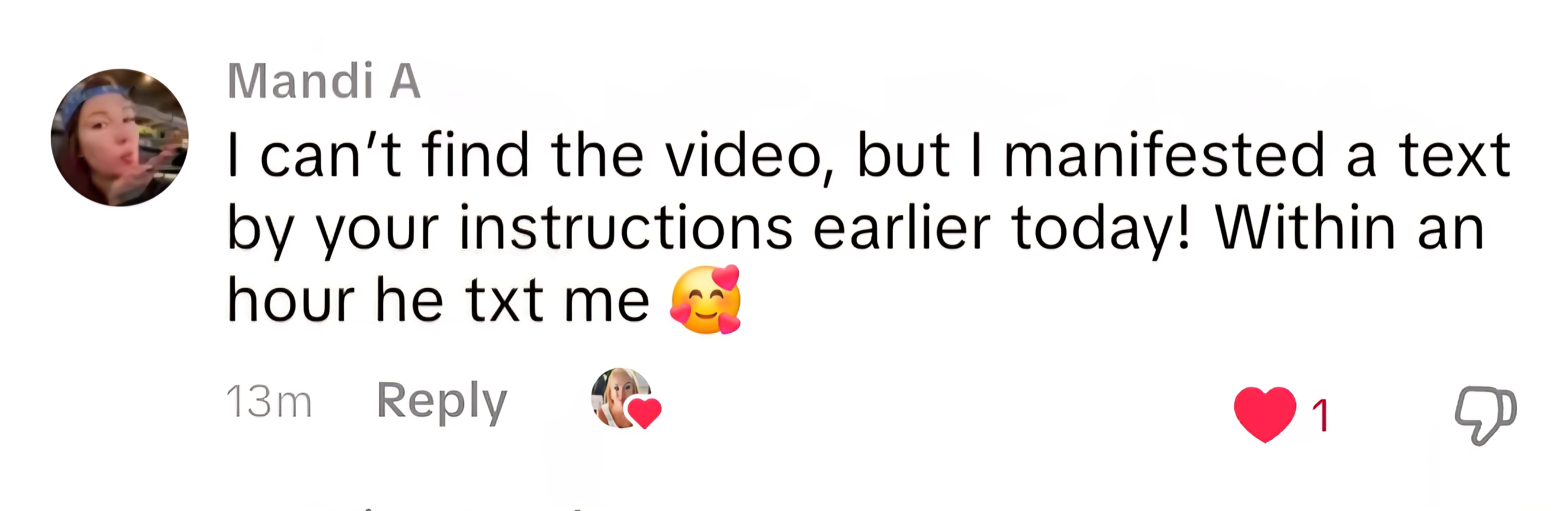 manifest specific person