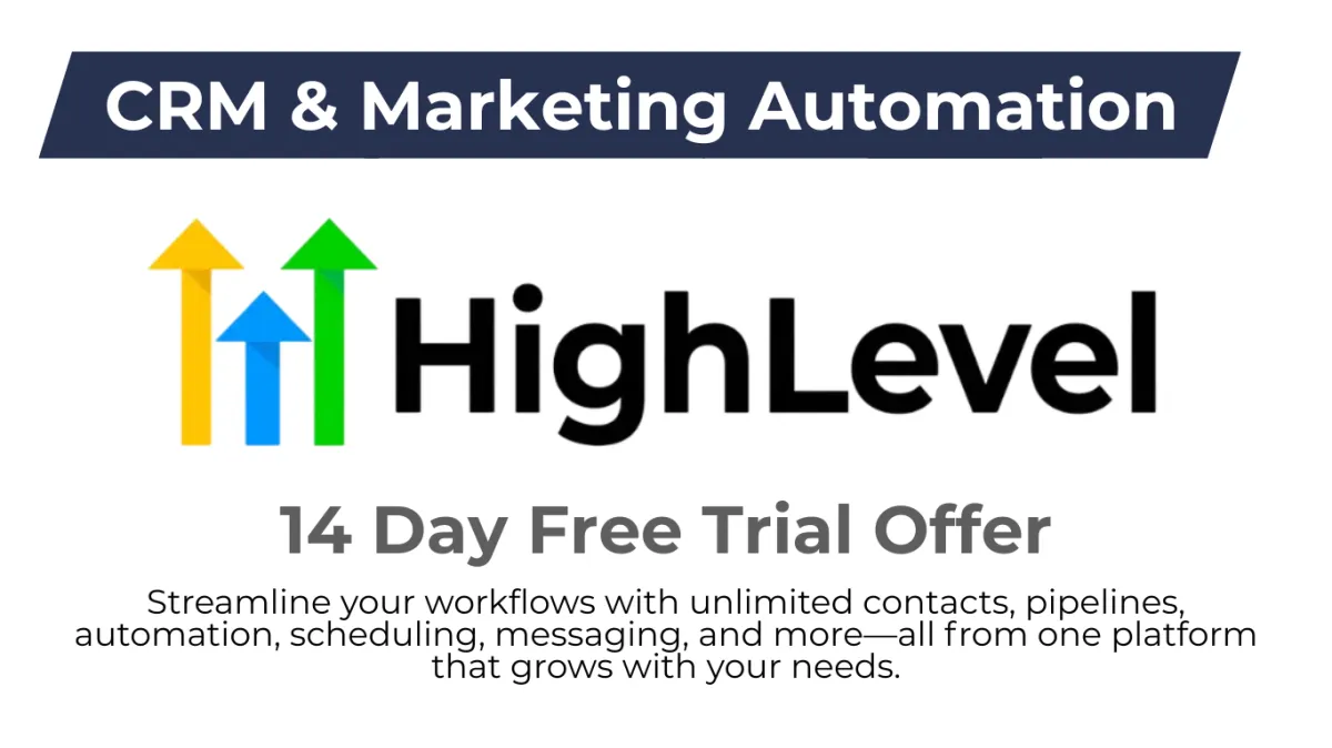 High Level Affiliate Link for Free 14 Day Trial