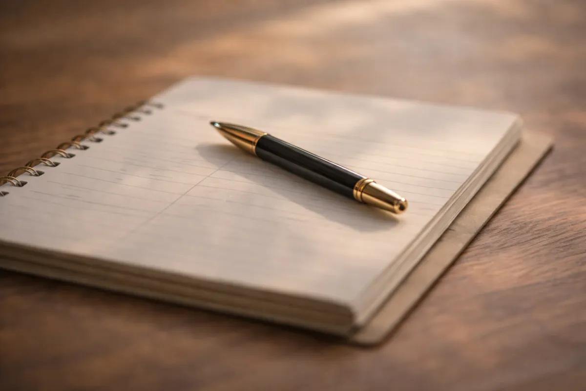 A calm pond surrounded by lush green trees.