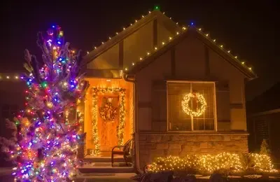 Commercial Holiday Lights Installation