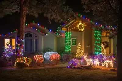 Commercial Holiday Lights Installation