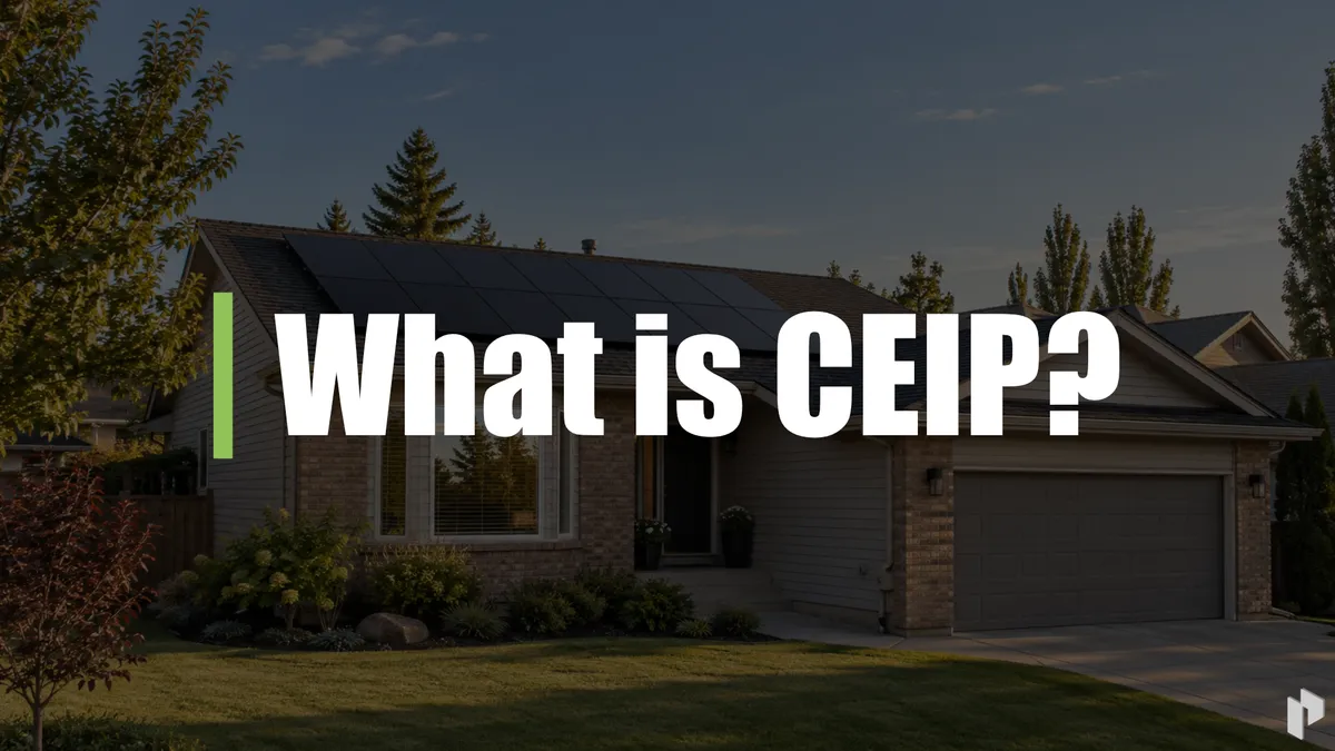 Solar Panels on Alberta residential roof