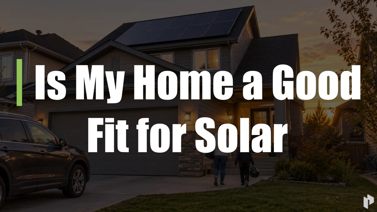 Canadian home with rooftop solar panels in Alberta
